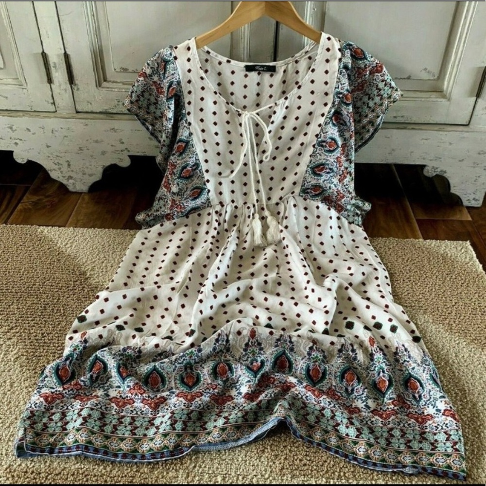 Kate C Tassel Tie Summer Dress